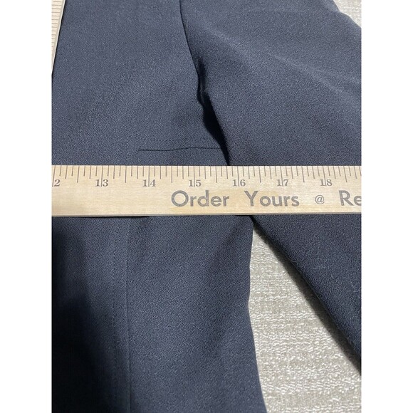 Vintage BARAMI Blue Lined Blazer Women's Size 4 Made in USA Fitted 4 Buttons - Picture 7 of 12